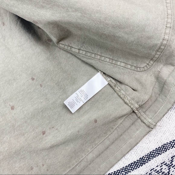 SPLENDID Green Distressed Olive Green Jacket XS - Picture 3 of 5